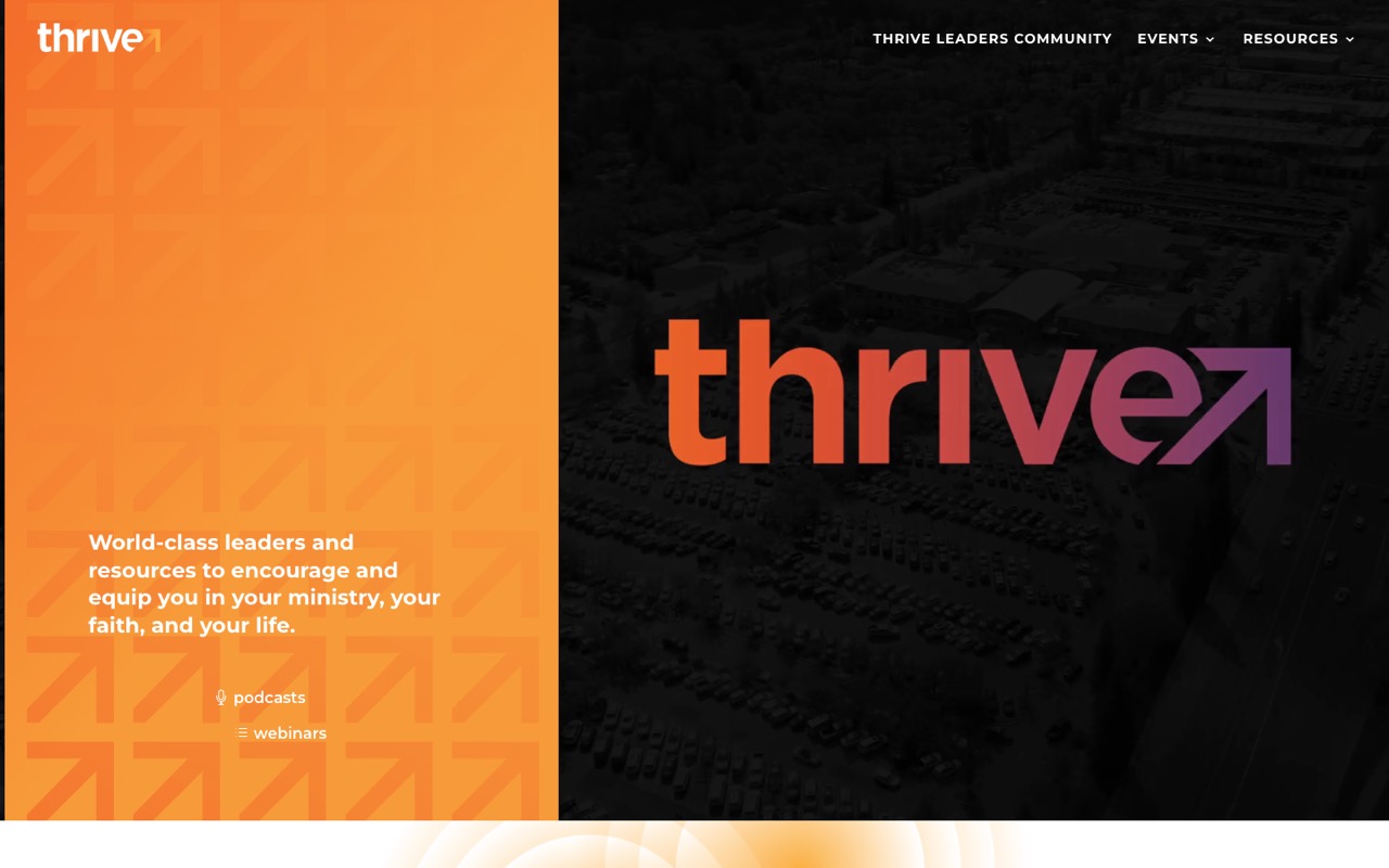 Screenshot of Thrive Conference